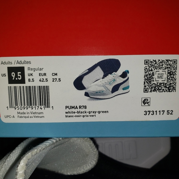 Puma R78 (373117-52) mens 9.5 shoes US - Picture 8 of 10